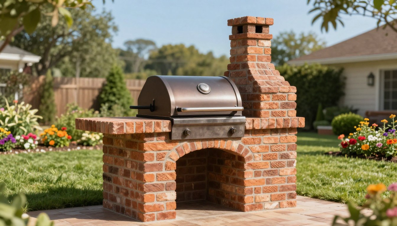 Grill z cegły